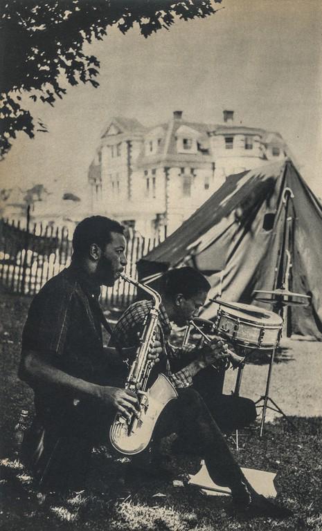 William Claxton- Ornette Coleman, Don Cherry, Newport (1 of 1)