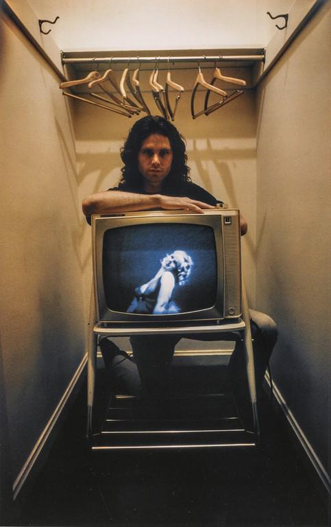 Art Kane- Jim Morrison, 1968: Artist: Art Kane Title: Jim Morrison, 1968 Medium: Photo Litho, 2008, USA Dimensions: 6.3x10" Additional Information: Heat Wax Mounted on 11x14" Conservation Board. Art Kane (1925 -1995) was an Americ
