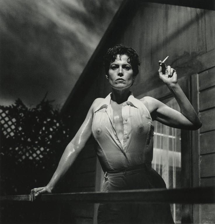 Helmut Newton- Sigourney Weaver, Vanity Fair, Paris (1 of 1)
