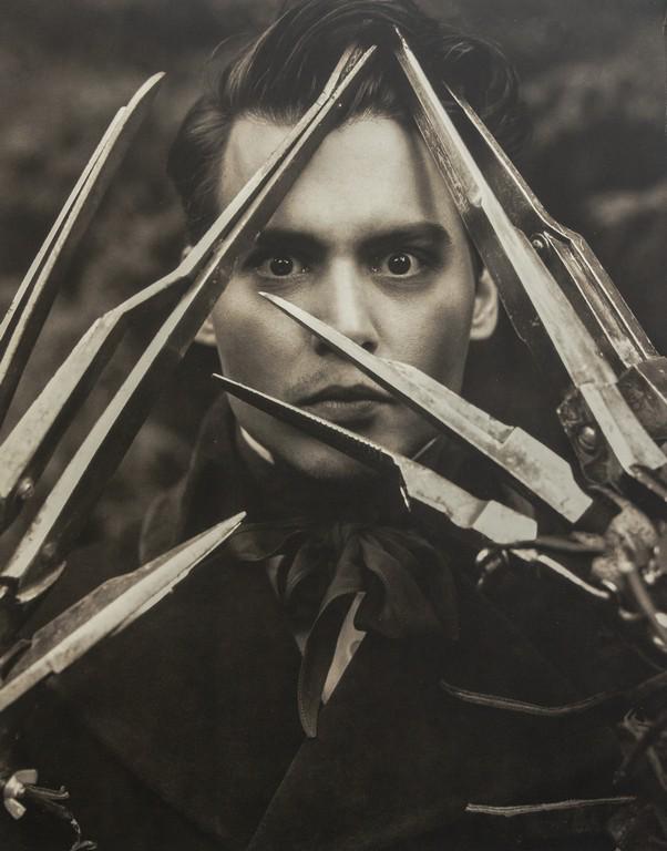 Herb Ritts- Johnny Depp, 1991: Artist: Herb Ritts Title: Johnny Depp, 1991 Medium: Photo Litho, 1992, USA Dimensions: 11.7x14.75" Additional Information: Heat Wax Mounted on 14x18" Conservation Board. Herb Ritts (1952-2002) was an 
