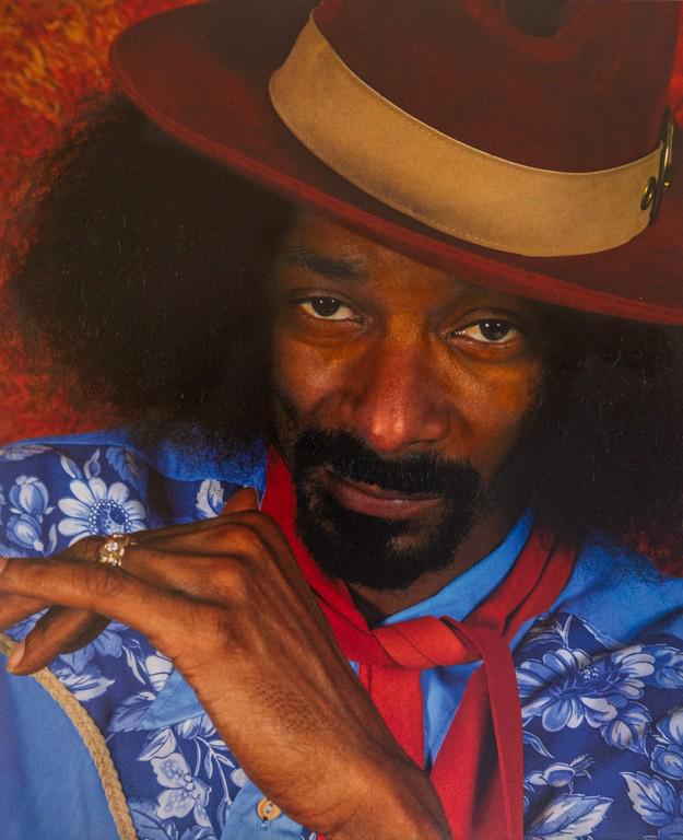Mick Rock- Snoop Dogg, California, 2009: Artist: Mick Rock Title: Snoop Dogg, California, 2009 Medium: Photo Litho, 2010, Singapore Dimensions: 9.65x11.7" Additional Information: Heat Wax Mounted on 12x16" Conservation Board. Michael David R