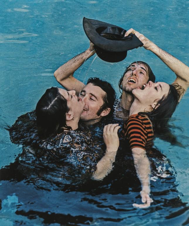 Guy Webster- The Mamas and the Papas, Bel Air, CA 1966: Artist: Guy Webster Title: The Mamas and the Papas, Bel Air, CA 1966 Medium: Photo Litho, 2009, Singapore Dimensions: 7.6x9.05" Additional Information: Heat Wax Mounted on 11x14" Conservation Board. G