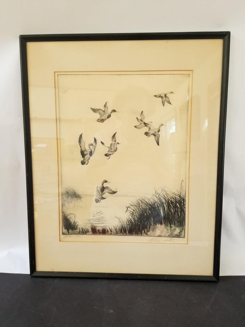 Etching signed Alice Stern (1 of 2)