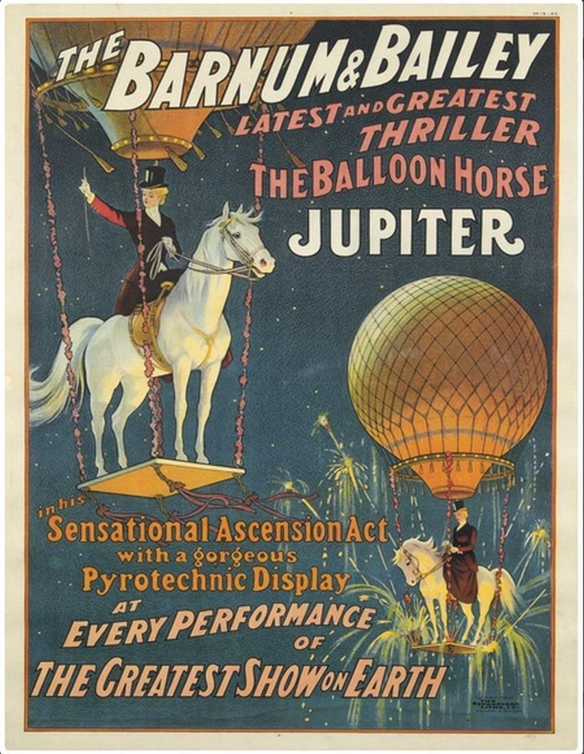 Original 1909 Barnum & Bailey “Jupiter,” the Balloon (1 of 6)