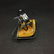 Baltic amber set pendant&ring white color rare stones - 5