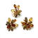 Beautiful Vintage Amber Earrings and Ring set - 4
