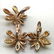 Beautiful Vintage Amber Earrings and Ring set - 5