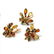 Beautiful Vintage Amber Earrings and Ring set - 7