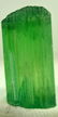 10 Grams Lush Green Terminated Kunzite Crystal