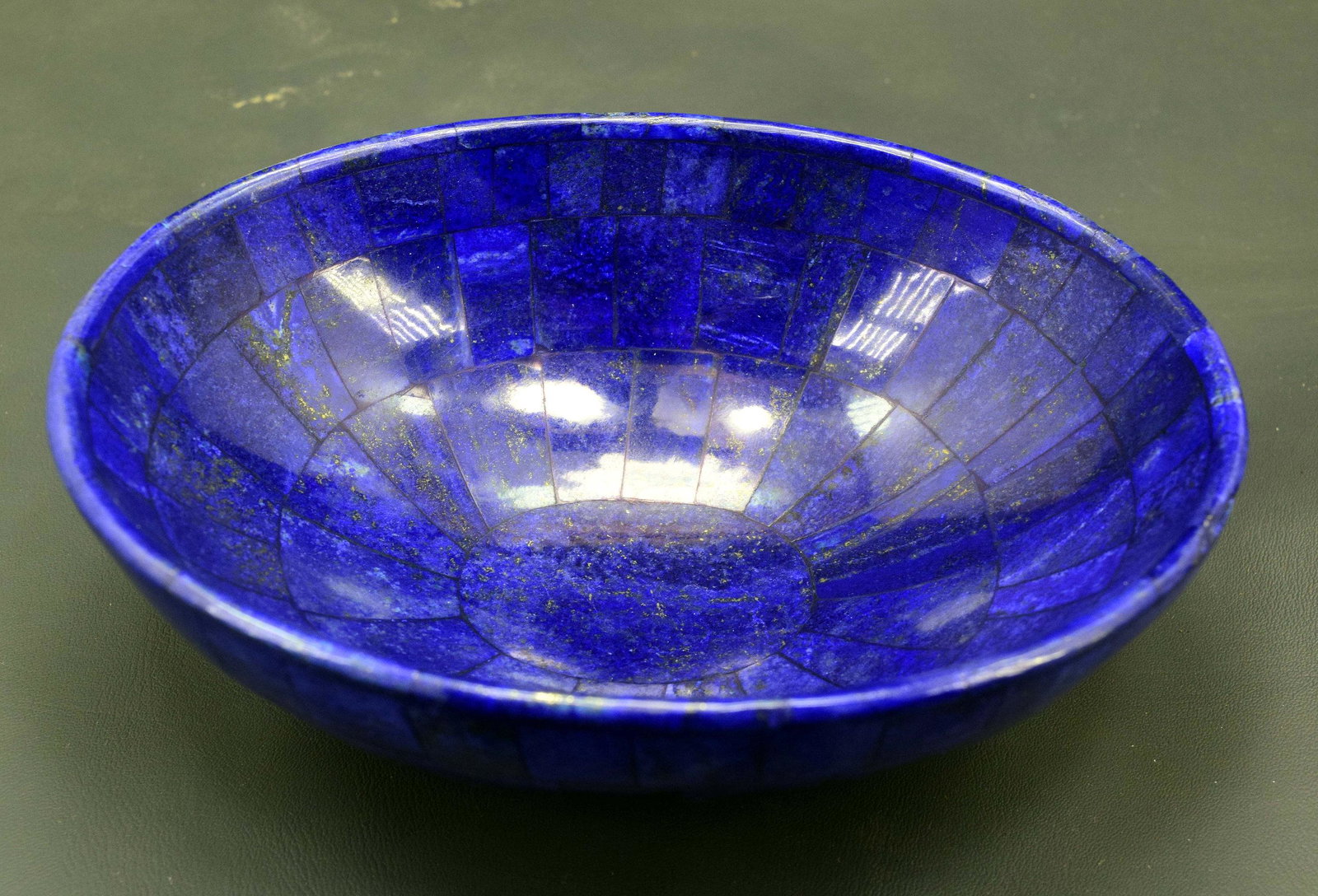 Hand crafted, stunning Royal Blue Lapis Lazuli gemstone: Materials handcrafted bowl, jade more Description Description : This stunning Lapis Lazuli Gemstone Bowl has an attractive royal blue color with inclusions of golden pyrite. It is a very striking piec