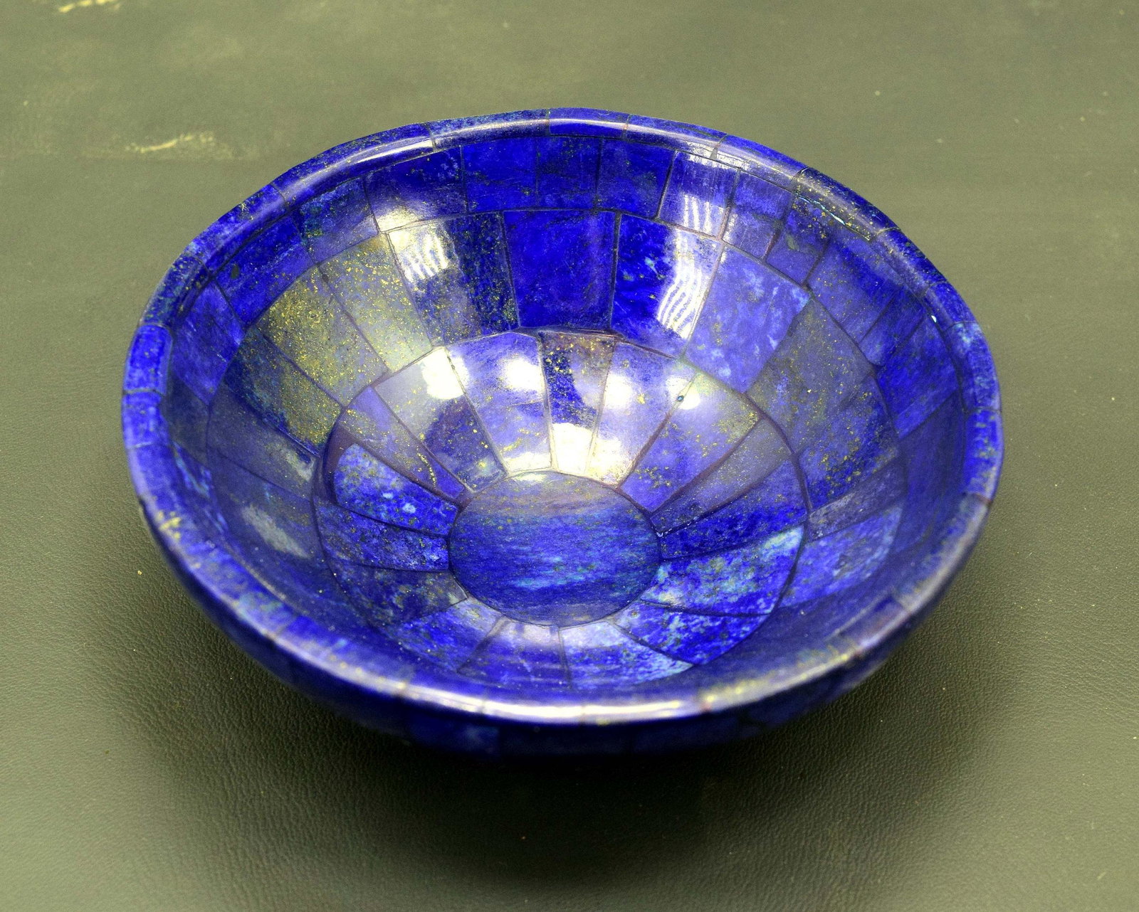 Hand crafted, stunning Royal Blue Lapis Lazuli gemstone: Materials handcrafted bowl, jade more Description Description : This stunning Lapis Lazuli Gemstone Bowl has an attractive royal blue color with inclusions of golden pyrite. It is a very striking piec