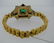 VICTORIAN 18k Yellow Gold, Diamond & Emerald Bracelet - 3