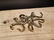 Brass Octopus Wall Key Hook Paperweight - 12