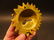 Cast Iron Folk Art Beer Soda Bottle Cap Sunflower - 4