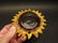 Cast Iron Folk Art Beer Soda Bottle Cap Sunflower - 6