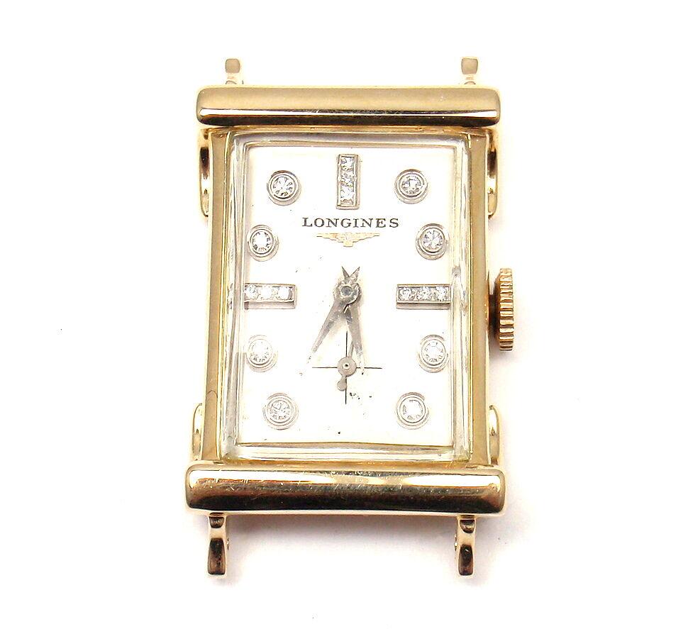 VINTAGE LONGINES 14K YELLOW GOLD DIAMOND MANUAL WIND (1 of 12)