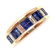 Authentic! Cartier 18k Yellow Gold Diamond Invisible
