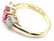Authentic! Tiffany & Co 18k Gold Platinum Three Stone - 4