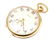 VINTAGE RARE LONGINES 18k YELLOW GOLD MOP DIAL POCKET - 2