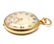 VINTAGE RARE LONGINES 18k YELLOW GOLD MOP DIAL POCKET - 5