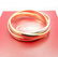 Rare! Cartier 18k Tricolor Gold Large Rolling Trinity - 5