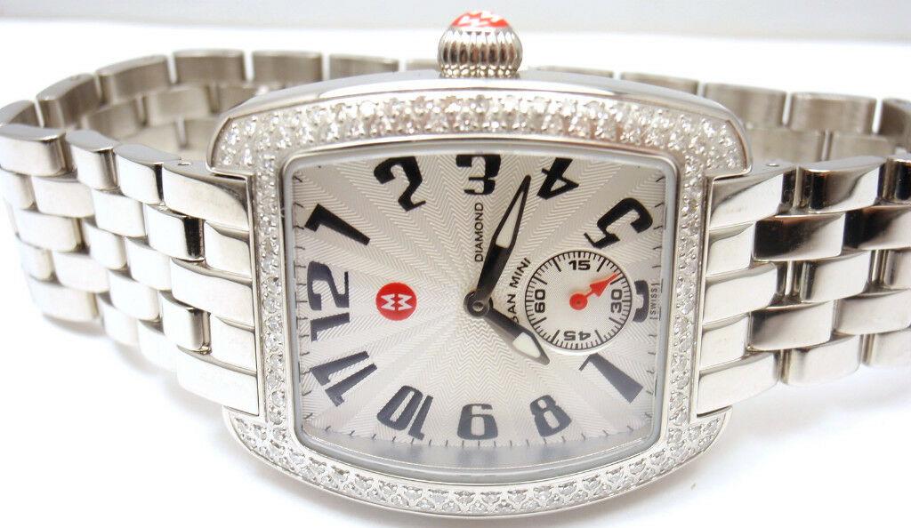 MICHELE MINI URBAN STAINLESS STEEL  .65 CTW DIAMOND (1 of 8)