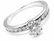 Authentic! Tiffany & Co Platinum 0.54ctw Diamond E/VS1