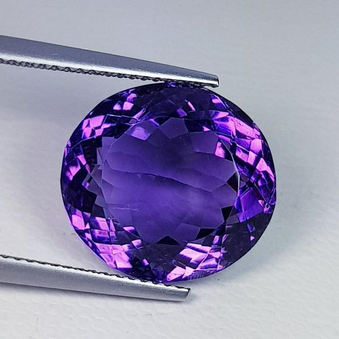 Natural Amethyst Round Cut 13.84 ct (1 of 6)