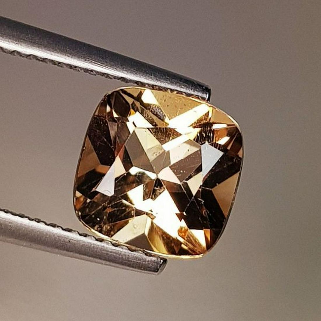 2.85 ct Natural Champagne Topaz Cushion Cut (1 of 5)