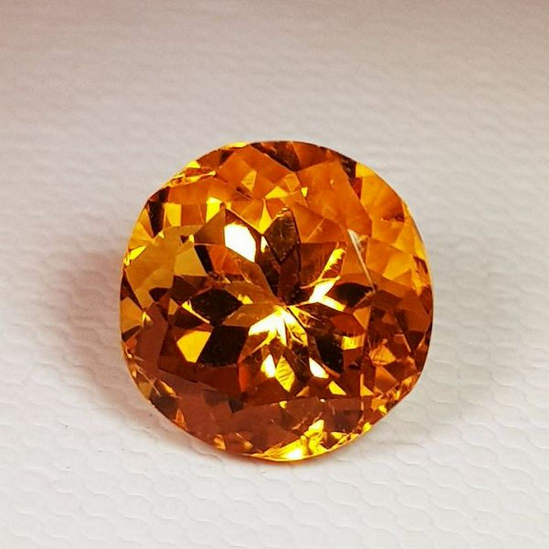 Natural Citrine Round Cut 4.44 ct (1 of 5)