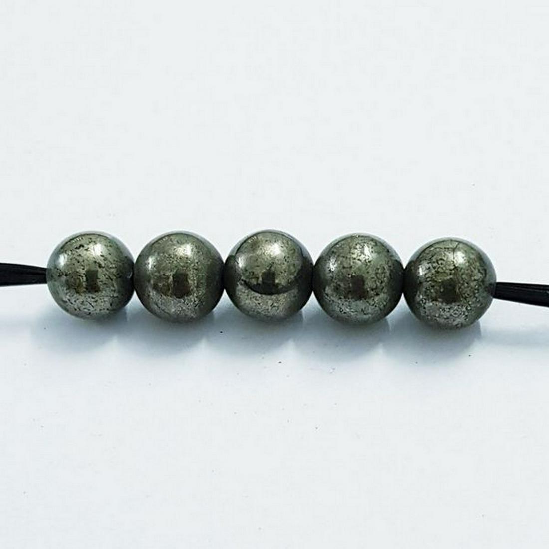 28.80 ct Natural 8mm Hematite Drilled Beads (1 of 5)