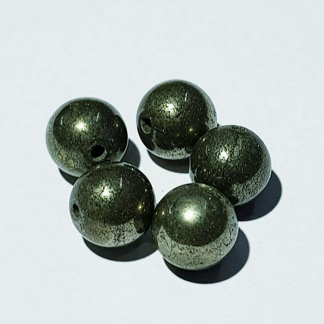 28.70 ct Natural 8mm Hematite Drilled Beads (1 of 6)