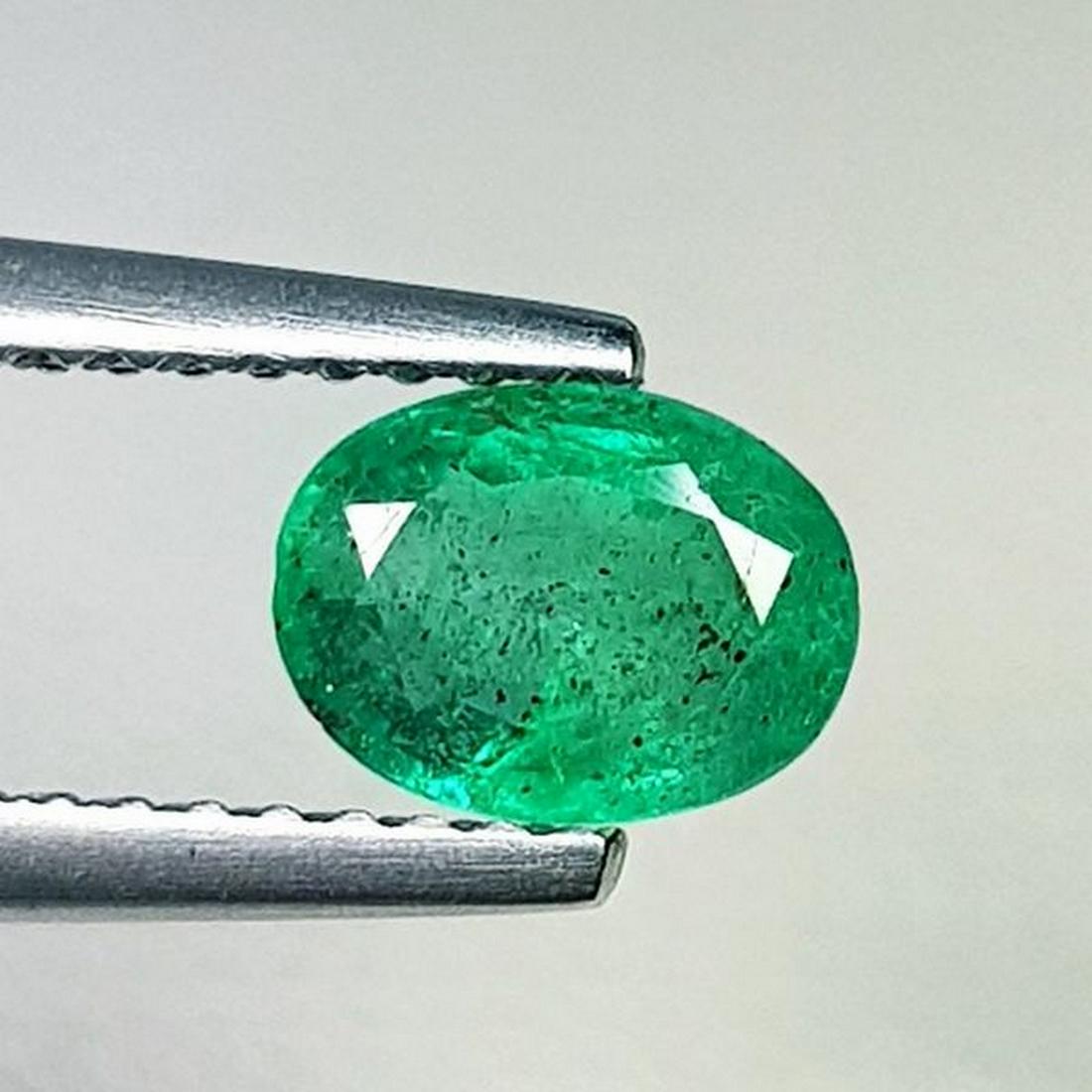 Natural Emerald Oval Cut 0.74 ct (1 of 1)