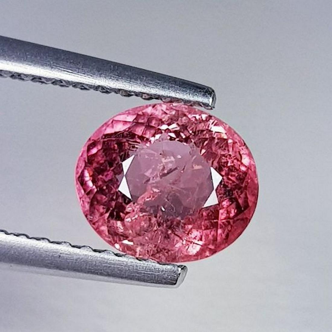 1.44 ct Natural Rubelite Tourmaline Oval Cut (1 of 5)