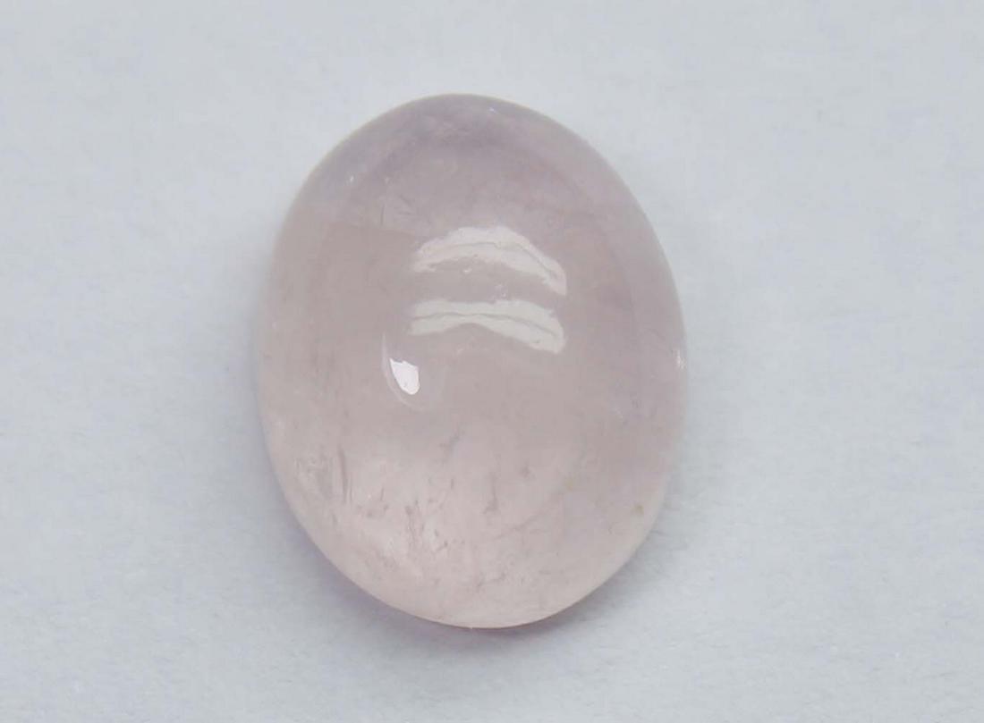 2.80 Cts Natural Morganite: No Reserve! Title: 2.80 Cts Natural Morganite Additional Info: Gemstone: Natural MorganiteOrigin: Africa Weight: 2.80 Carats Measurements: 10x8 mm Calibrated Shape : Oval Cabochon Colour: Pink Transpa