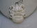 Vintage Chinese Lion Carved Bone Pendant, 3" with Bale, - 3