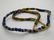 African Trade Beaded Necklace, 26", on raffia, Slipover - 2
