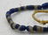 African Trade Beaded Necklace, 26", on raffia, Slipover - 5