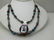 Vintage Zuni Themed Southwestern Necklace, Double
