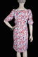 New GUCCI CORAL PRINT SILK DRESS - 7
