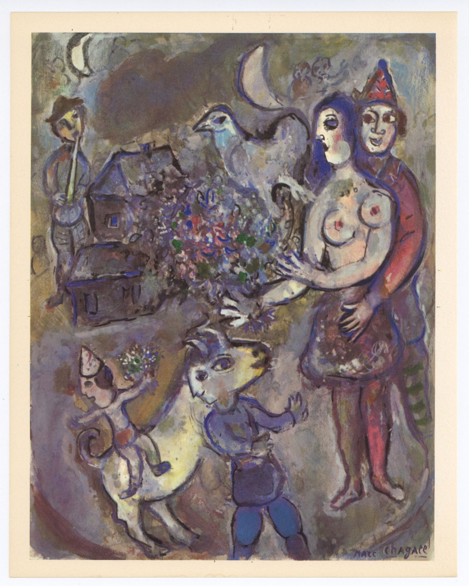 Marc Chagall "At the Circus" 1968 (1 of 1)