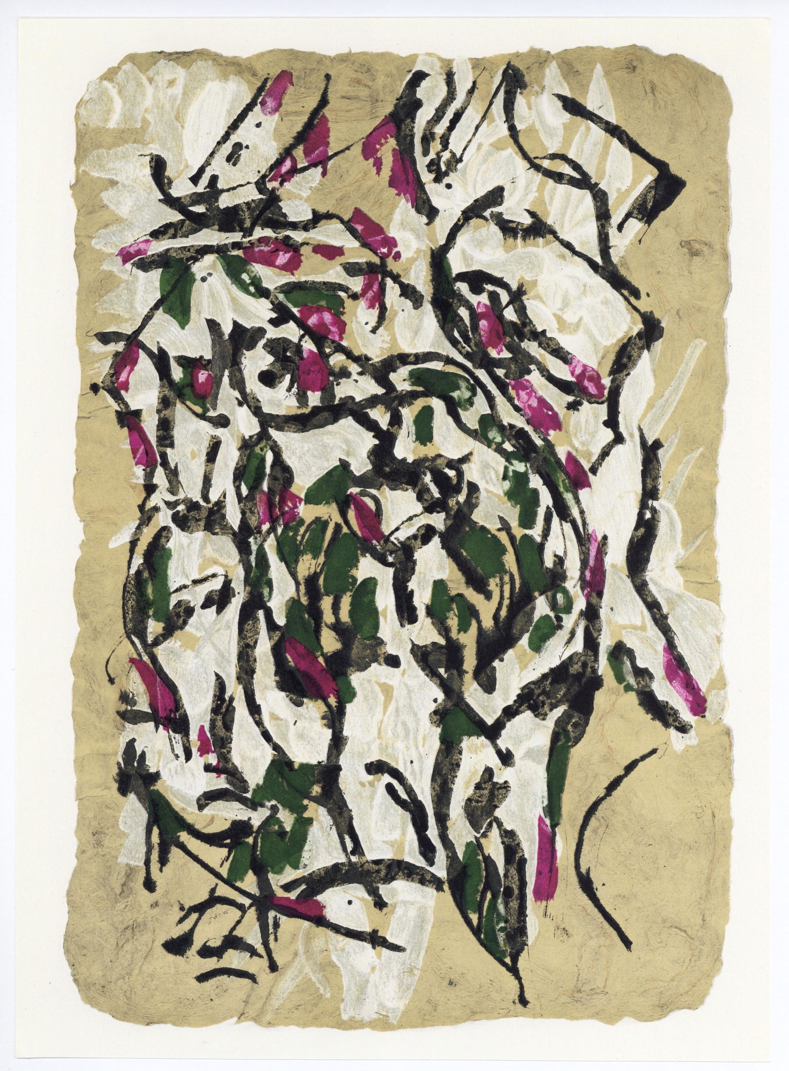 Jean-Paul Riopelle original lithograph, 1966 (1 of 1)