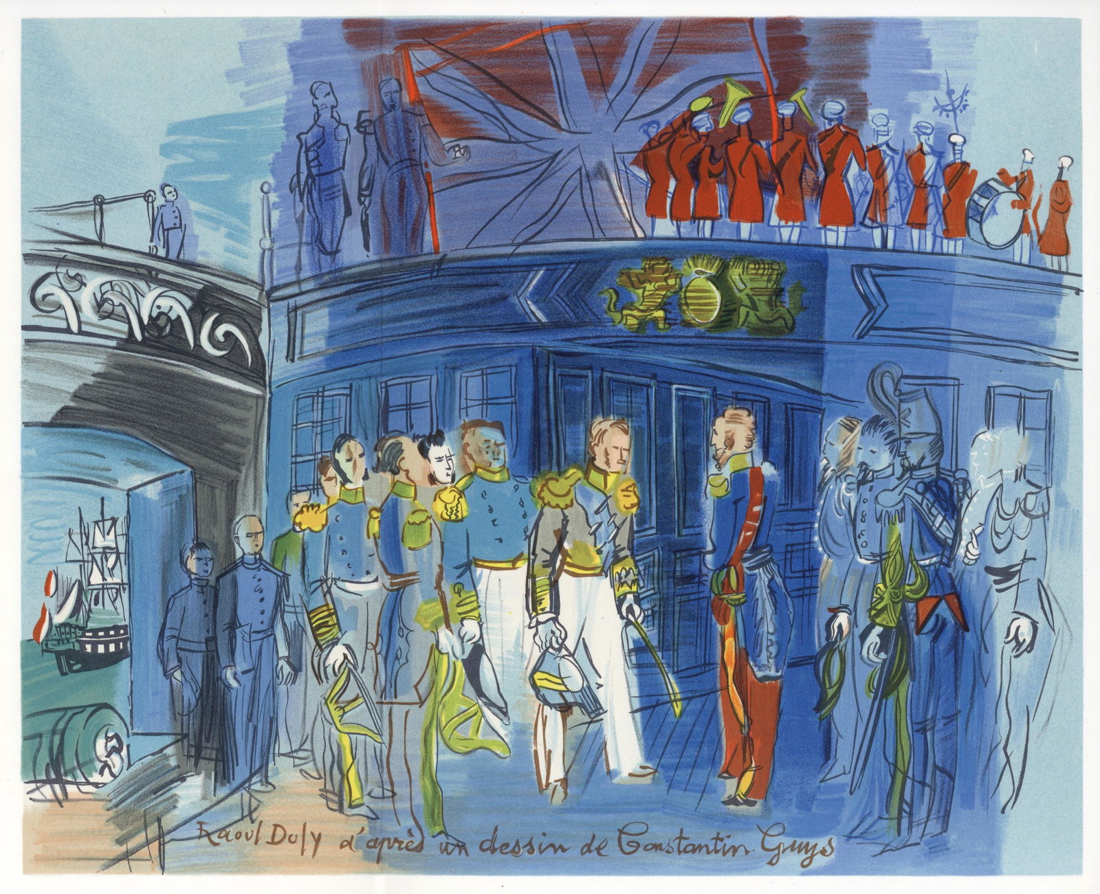 Raoul Dufy lithograph "Le Prince de Joinville" (1 of 1)