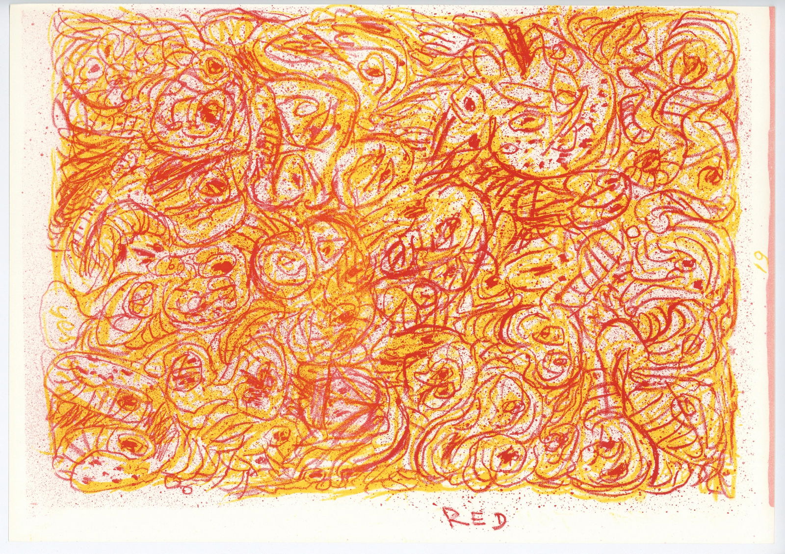 Pierre Alechinsky original lithograph (1 of 1)