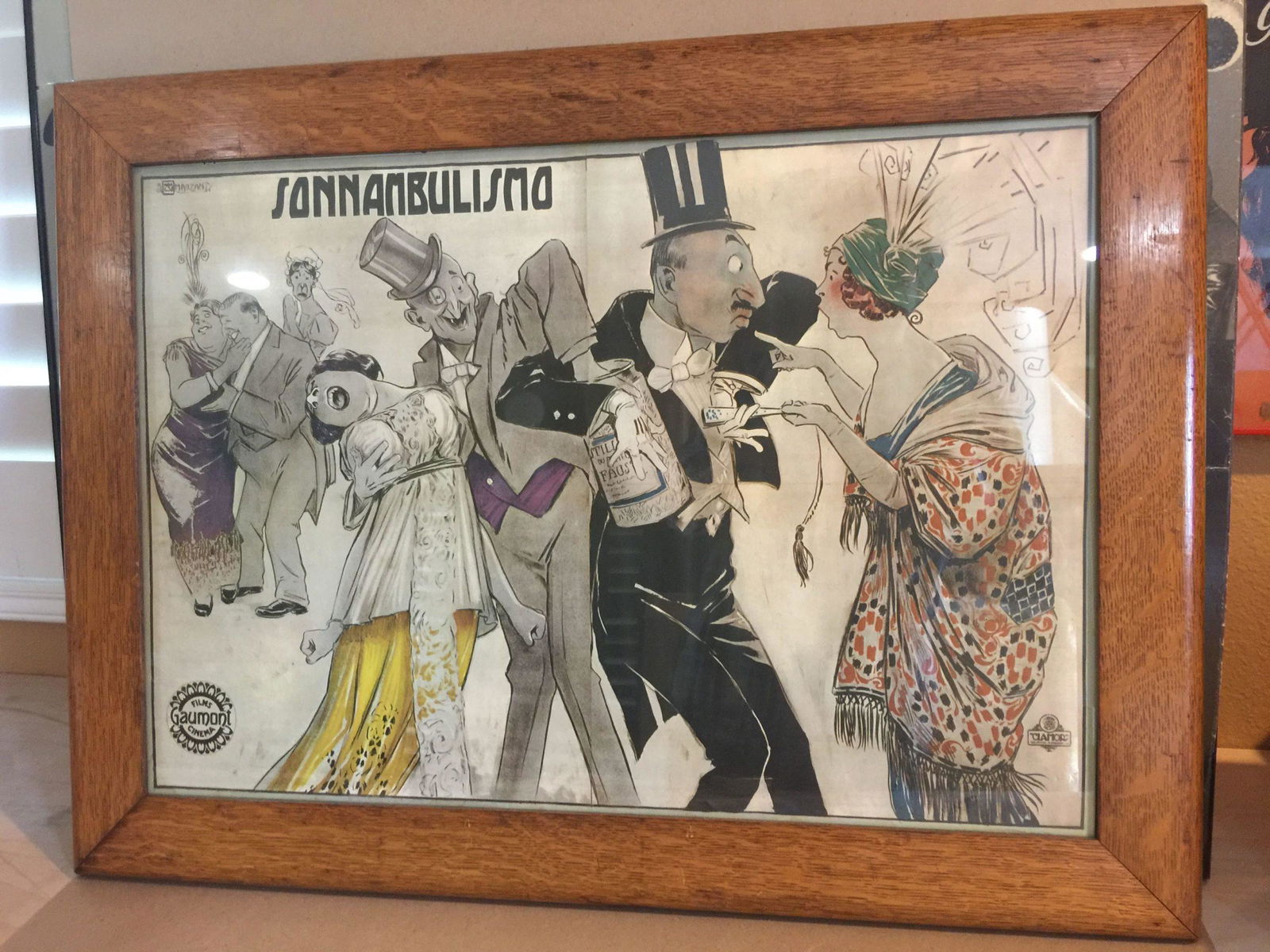 Sonnambulismo - Art by Mauzan (1911) Italian Theatre (1 of 4)