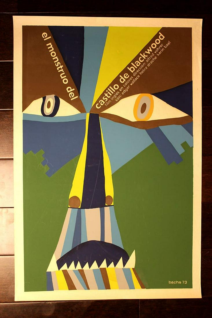 El Monstruo Del E - Arte Cubano.(Cuba, 1973) 40” x 20” (1 of 1)