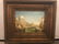 City on a River Scene in Wooden Frame - 2