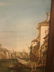 City on a River Scene in Wooden Frame - 7