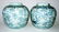 16C Chinese Ming Dynasty Blue/White Pottery Lobed Jars