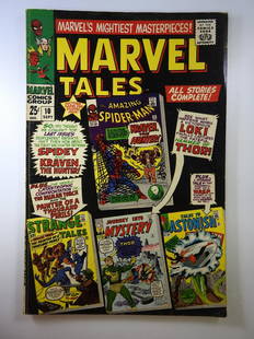 Marvel Tales #10: No Reserve! Marvel Tales #10 - VG+ Shipping:Individual Comics: Flat-rate of $9.99 (1-8 comics) or $19.99 (9+ comics) to anywhere within the contiguous U.S.International: Foreign shipping rates are